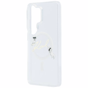 Karl Lagerfeld maciņš IML KC Script MagSafe priekš Samsung Galaxy S26 Ultra caurspīdīgs