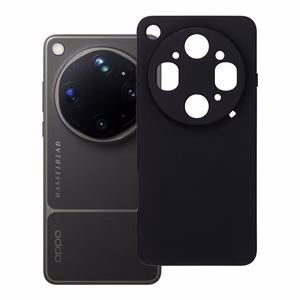 Silikona maciņš Oppo Find X9 ULTRA, melns