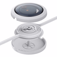 Ātrās uzlādes 3in1 kabelis Baseus Free2Draw, USB uz micro USB+USB-C+Lightning, 3.5A, 1.1m (balts)