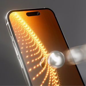 SBS Aizsargstikls ar D3O tehnoloģiju komplekts ar uzstādīšanas piederumu viedtālrunim iPhone 17 Pro - caurspīdīgs