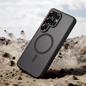Tech-Protect MagCam MagSafe Maciņš for Samsung Galaxy S26 Ultra - melns and sarkans