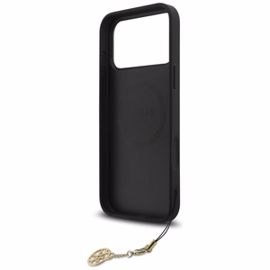 Guess 4G Charms Collection MagSafe чехол для iPhone 17 Pro Max - чёрный