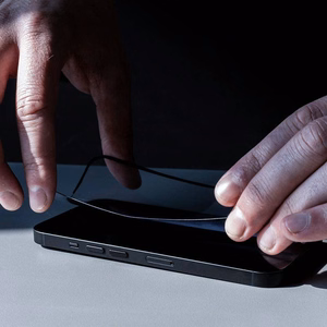 Crong 7D Nano Flexible Glass 9H visu ekrānu pārklājošs hibrīdstikls iPhone 14 Pro