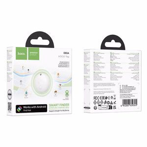 Hoco E93A izsekotājs saderīgs ar Google Find My Device balts