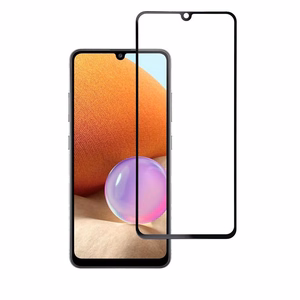 Aizsargstikls Blue Star - SAMSUNG A32 LTE pilna seja (pilna līme ar rāmi/mazs izmērs) - melns Aizsargstikls Blue Star