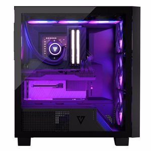 MODECOM VOLCANO PERUN APEX ARGB MIDI datora korpuss, melns