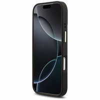 GUESS viedtālruņa apvalks (m) IPHONE 17 Pro ar MagSafe saderīgs PU 4G W/ Classic - melns