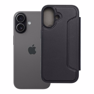 Viedtālruņa apvalks Razor Book priekš iPhone 17 - melns