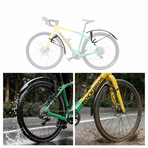 Rockbros FK-892 regulējami bezceļu velosipēda dubļusargi – melni