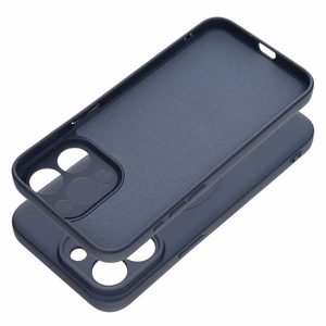 SILICONE MAG COVER viedtālruņa apvalks saderīgs ar MagSafe iPhone 15 Pro Max zils titāna