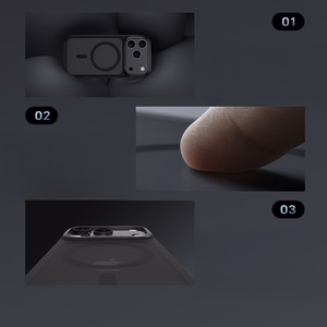 Benks Magnetic Mist Case Metal Frame (0068) for Iphone 17 Air black (Camera Control Button)