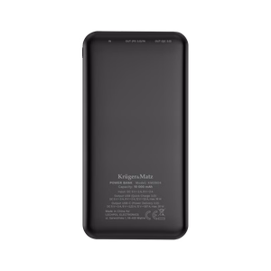 Kruger&Matz 10 000 mAh Li-pol ārējais akumulators ar QC un PD