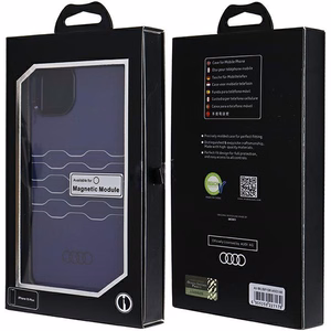 Audi IML MagSafe viedtālruņa apvalks iPhone 15 Plus / 14 Plus - zils
