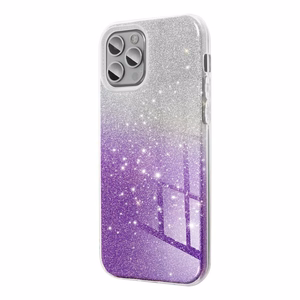 Spīdīgs viedtālruņa apvalks IPHONE 11 Pro caurspīdīgs violets