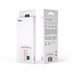 Etteri Icy Mag viedtālruņa apvalks iPhone 17 Pro oranžs