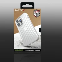 Raptic X-Doria Clutch viedtālruņa apvalks iPhone 14 Pro aizmugure caurspīdīga