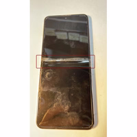 LCD displejs saderīgs ar Samsung F731 Z Flip5 ar rāmi / Lavender / (7/10 izjaukts) (ar defektiem 7)
