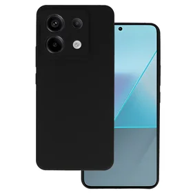 Silikona vieglais viedtālruņa apvalks Xiaomi Redmi Note 13 Pro 5G melns