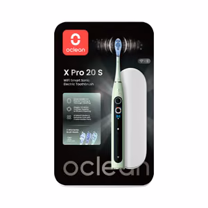 Oclean X Pro 20 S elektriskā zobu birste, zaļa