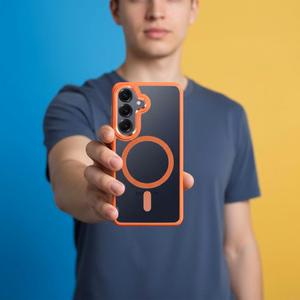ROAR maciņš MAG BUMPER, saderīgs ar MagSafe, SAMSUNG S26 Plus, oranžs
