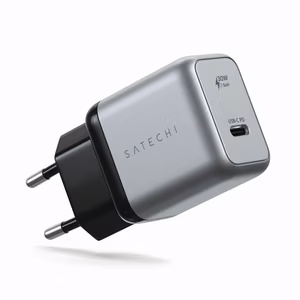 Satechi GaN USB-C 30W Phone Charger ST-UC30WCM-EU gray and black