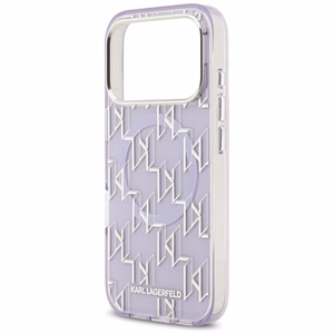 Karl Lagerfeld IML KL Monogramma Magnētiskais apvalks iPhone 17 Pro Max - violets