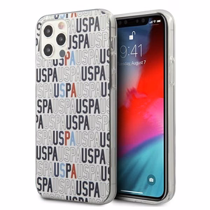 US Polo USHCP12MPCUSPA6 Logo Mania Collection vāciņš ierīcei iPhone 12 / 12 Pro 6.1", balts