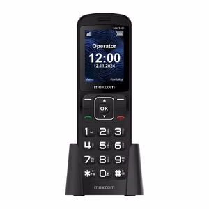 Мобильный телефон - MAXCOM MM 34D 4G черный + зарядная док-станция