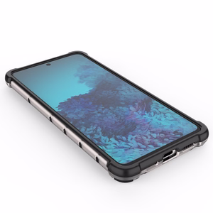Honeycomb viedtālruņa apvalks bruņu apvalks ar gēla rāmi Samsung Galaxy A73 melns