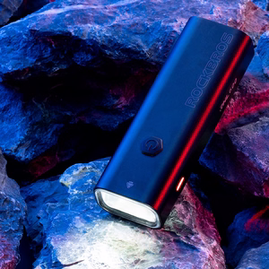 Rockbros RHL600 priekšējais velosipēda lukturis 600lm 2600mAh IPX6 - melns