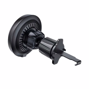 Tech-Protect MM15W-V4 automašīnas tālruņa turētājs ar MagSafe 15W indukcijas lādētāju, stiprināms pie ventilācijas restes - melns