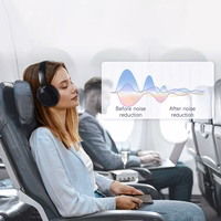 Dudao X22 Max bezvadu Bluetooth austiņas uz ausīm ar ANC - melnas