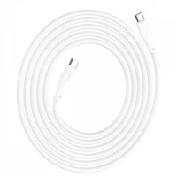 USB kabelis Hoco X93 240W USB-C uz USB-C 2.0m, balts