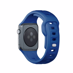 3mk silikona siksniņa Apple Watch, 38/40/41/42 mm, zils, mazais izmērs