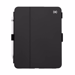 Speck Balance Folio atverams vāciņš ierīcei iPad 11" (2025) / 10.9" (2022), ar Microban pretmikrobu aizsardzību un magnētisku statīvu, melns