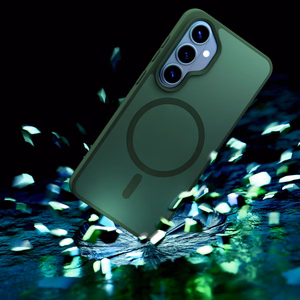 3mk Smoke MagCase zaļš – tālruņa vāciņš modelim Samsung Galaxy S26+