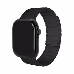 Mobilize silikona pulksteņa siksniņa - magnētiska - Apple 38/40/41mm - melna