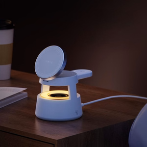 DUZZONA W23 5-in-1 magnētiskā bezvadu uzlādes stacija ar Bluetooth skaļruni