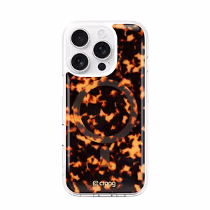 Crong Deluxe MAG Cover MagSafe vāciņš ierīcei iPhone 16 Pro, bruņurupuča bruņu raksts