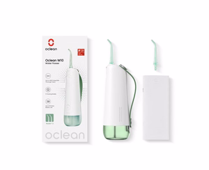 Oclean W10 mutes dobuma irigators, zaļš, 2 uzgaļi