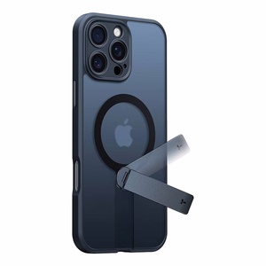 Torras Pstand Spin viedtālruņa apvalks iPhone 16 Pro - melns