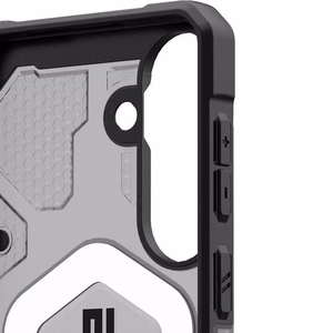 UAG Urban Armor Gear maciņš PATHFINDER CLEAR MAGNET ar iebūvētu magnētu SAMSUNG S26 Plus, pelnu melns