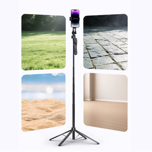 Selfiju nūja Orico SPN185 1/4 collas statīvs tālruņa kamerai ar 360 grādu rotāciju Bluetooth 5.2 - melna
