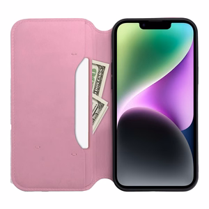 Flip case for Xiaomi Redmi NOTE 13 PRO PLUS 5G Dual Pocket Book light pink