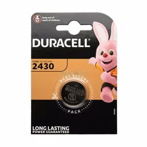 Duracell DL2430 – litija CR2430 baterijas, 1 gab.