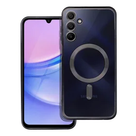 ELECTRO MAG COVER magnētiskais viedtālruņa apvalks, savietojams ar MagSafe, paredzēts SAMSUNG A15, melns