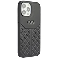 Audi īstas ādas viedtālruņa apvalks iPhone 13 Pro Max 6.7 melns