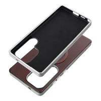 GENTLEMAN MAG COVER Case compatible with MagSafe for SAMSUNG A57 brown