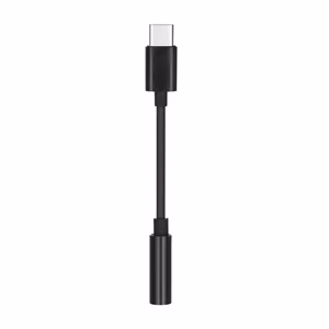 Adapter AUX Type C (male) to Jack 3,5 mm (female) black