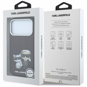 KARL LAGERFELD maciņš IPHONE 18 Pro /17 Pro saderīgs ar MagSafe (Bodies Sketch) (krāsa: bordo)